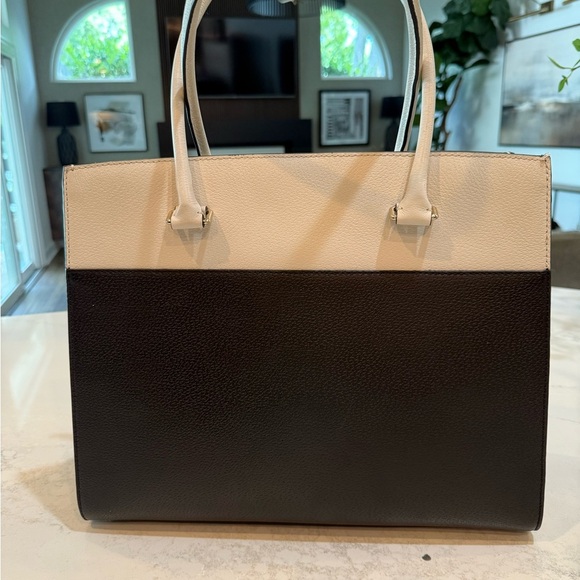 Kate Spade Grove Street Maeve Black and Cream Structured Tote - Picture 8 of 16